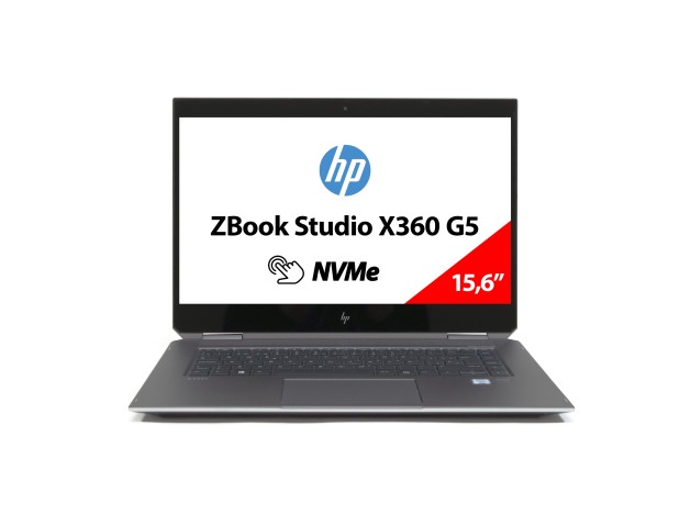 HP ZBook Studio X360 G5 | Core i7-9850H 2.60 GHz | 512 GB NVMe 16 GB DDR4 | 15.6" NVIDIA Quadro P1000 | teclado ESPAÑOL