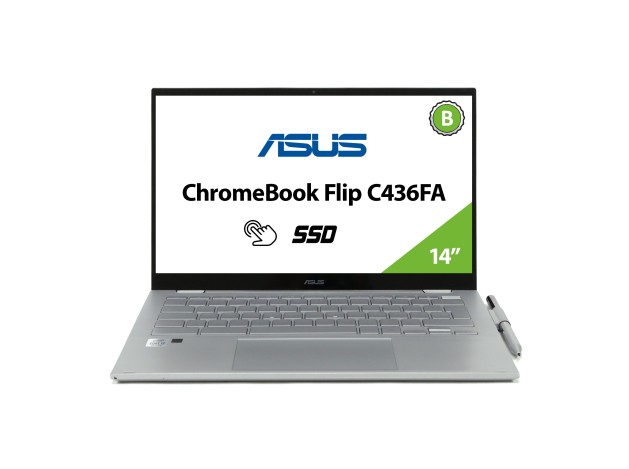 ASUS Chromebook Flip C436FA OUTLET TÁCTIL | Core i3 de 10ª Gen | 256GB M.2 SSD 8GB LPDDR3 | 14" teclado ESPAÑOL
