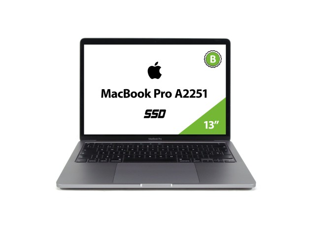 APPLE MacBook Pro 13" A2251 | Core i5-4 núcleos 2 GHz | 512 GB SSD 16 GB LPDDR4X | 13.3" Iris Plus 1536 | teclado ESPAÑOL